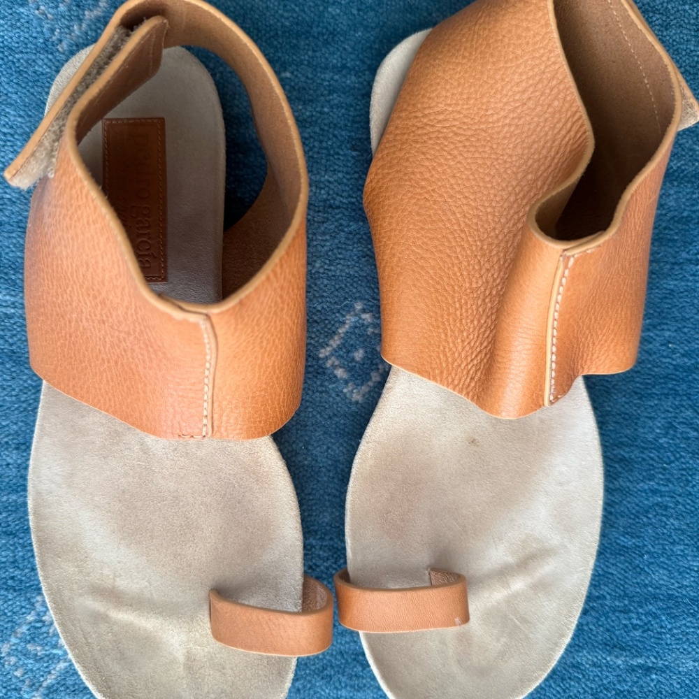 Pedro Garcia Vania Natural Vacchetta EU 38.5 (US Women's 8.5) M - Worn Once